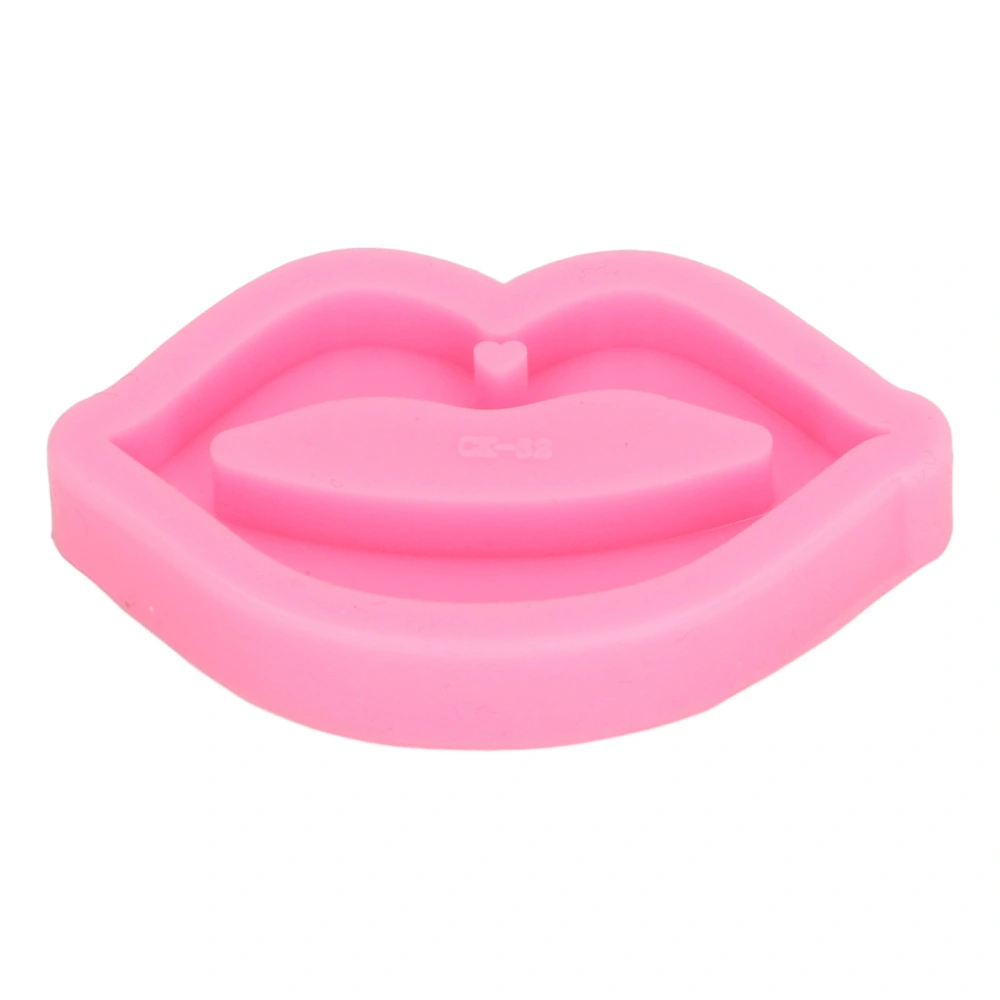 2Pcs Silicone Fondant Mold Smiling Mouth Food Grade Easy to Clean Widely Used Chocolate Molds for Cake Muffins DIY