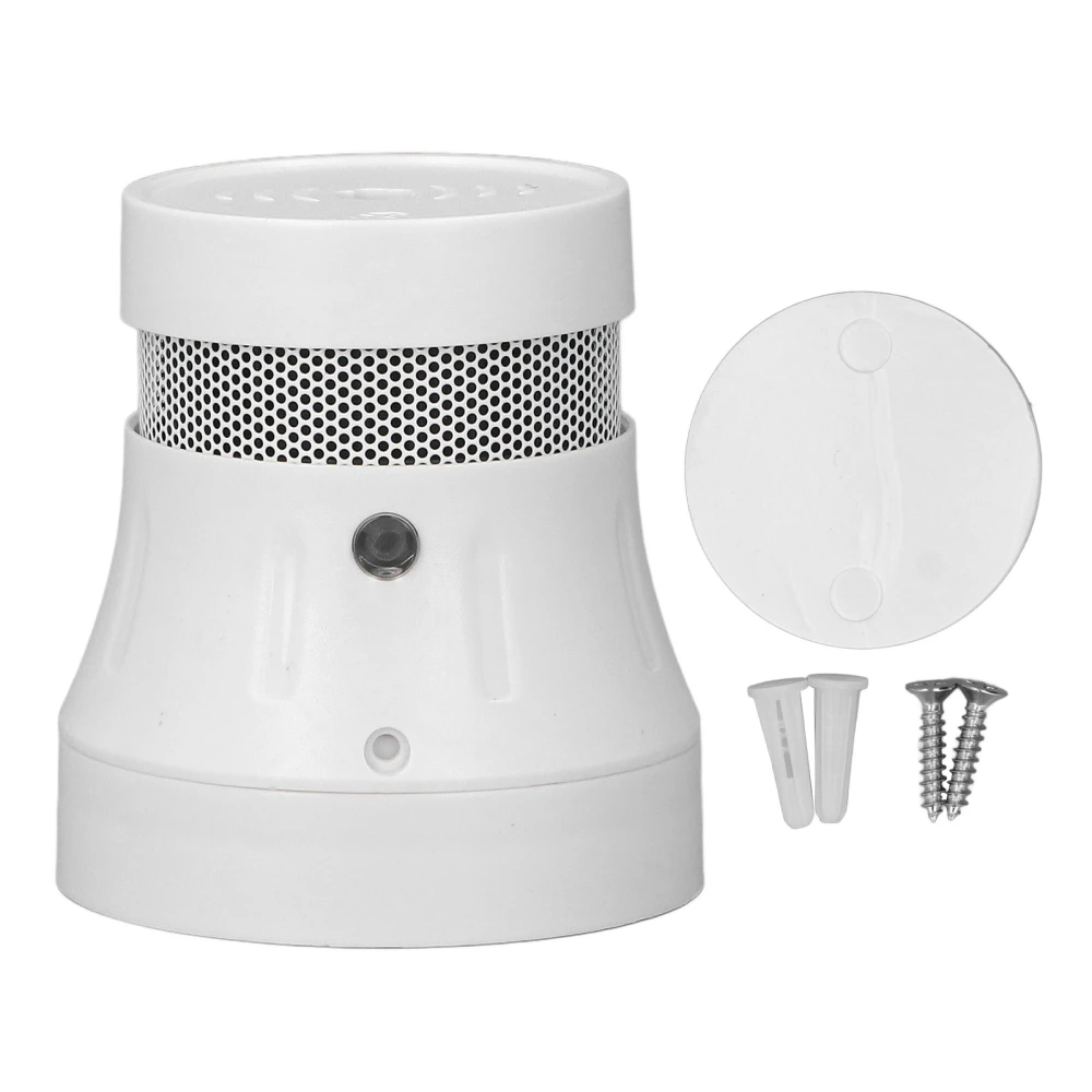 Smoke Detector ABS Intelligent Fire Alarm with Regular Self Check Button for Tuya for ZigBee