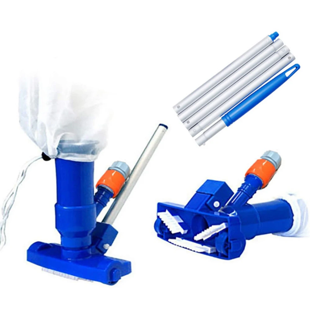 Swimming Pool Cleaner Set Vacuum Suction Head Pool Cleaning and Scrubbing Tool EU Plug