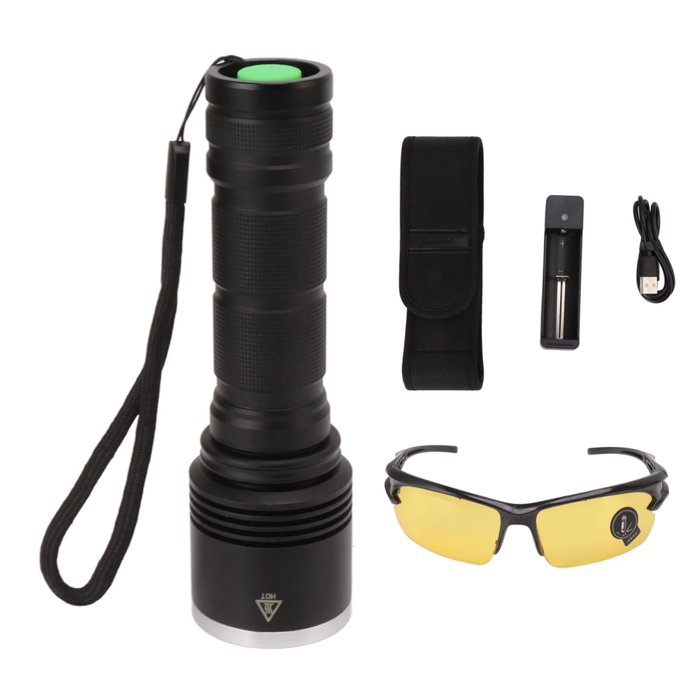 365nm UV Blacklight Flashlight USB Rechargeable Black Light Flashlight Pet Urine Detector for Resin Curing