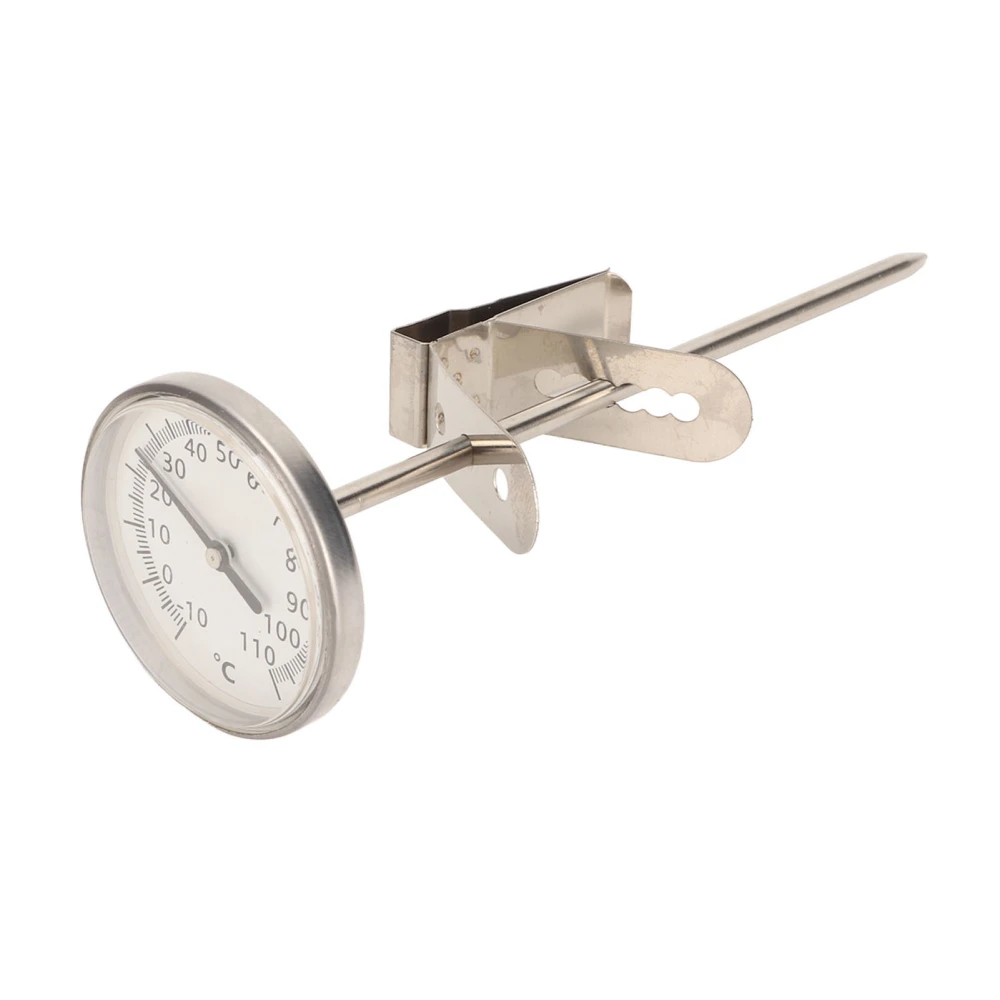 Probe Oven Thermometer Large Dial Design Stainless Steel Probe Food Thermometer with Detachable Clamp