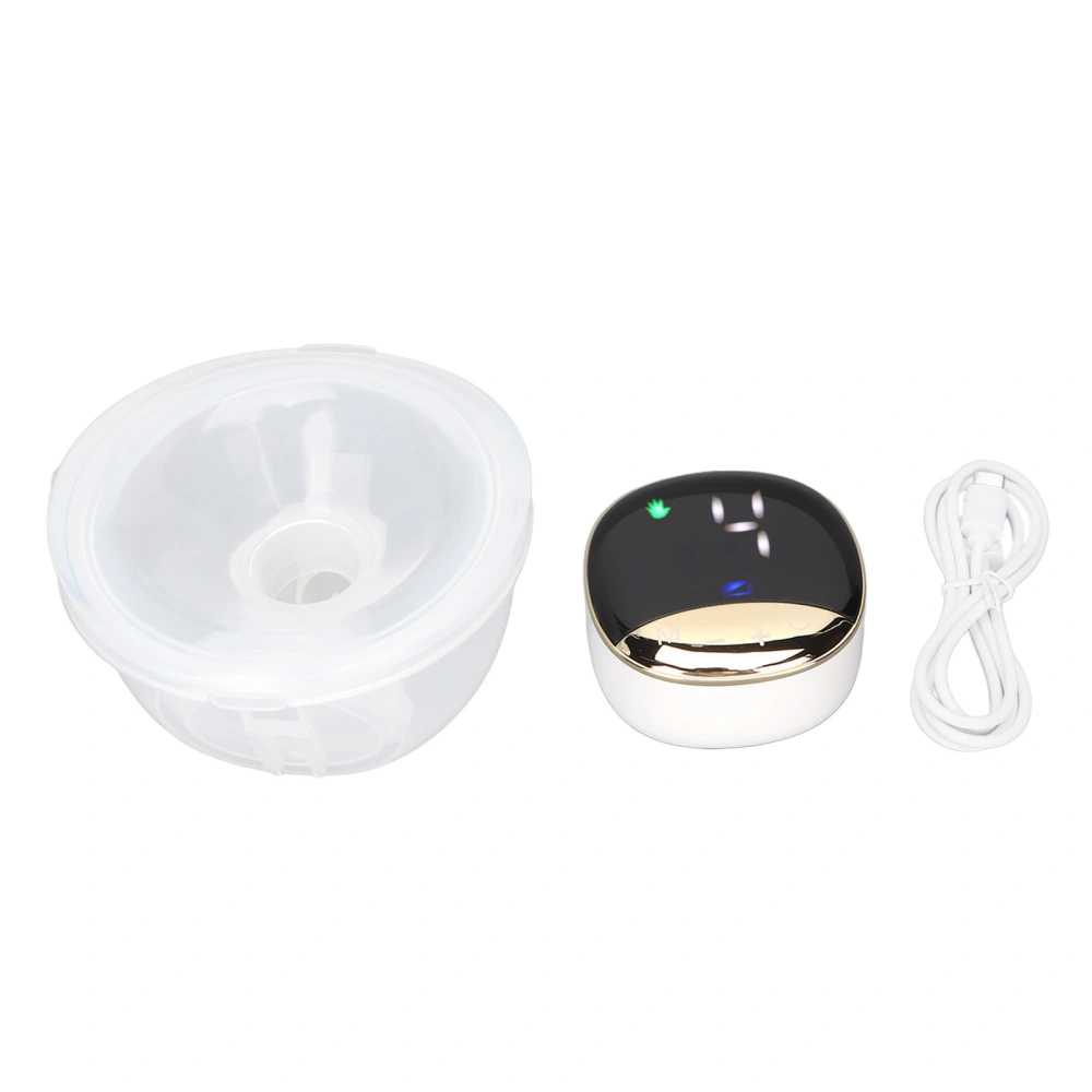 Wearable Electric Breast Pump 5V 3W 4 Modes USB Charging 180ml Capacity Hands Free Electric Feeding Pump with LED Screen