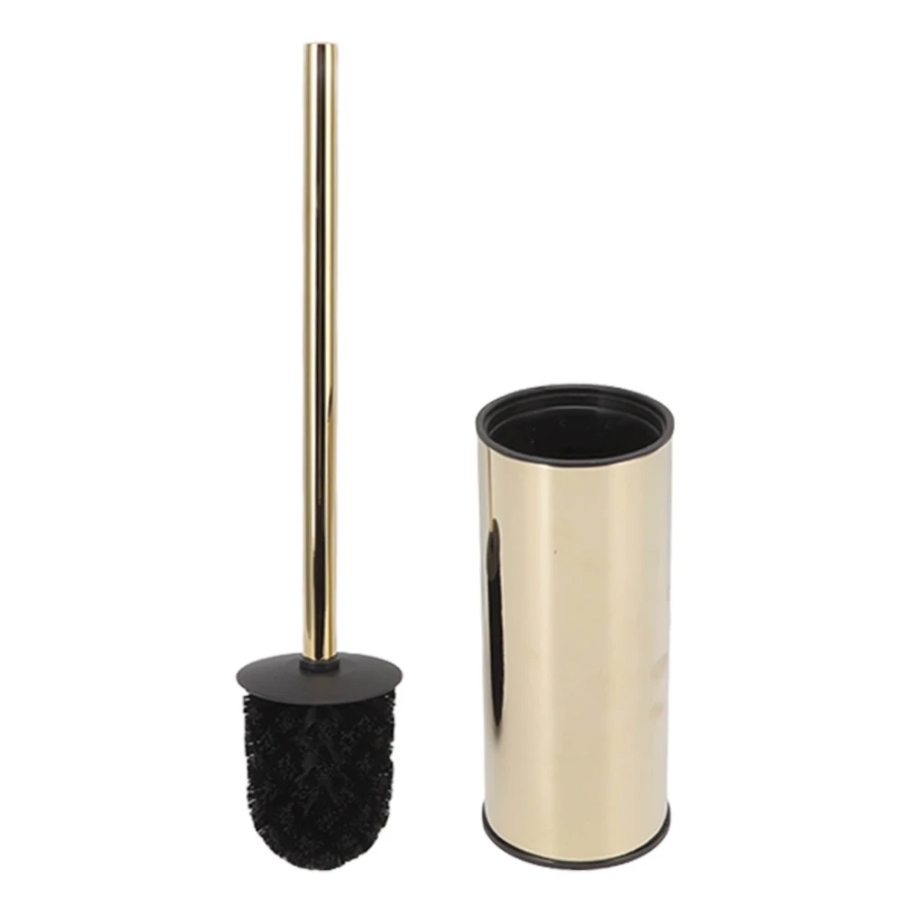 Toilet Brush Holder Kit Stainless Steel Floor Standing Toilet Bowl Brush Set for Bathroom Home High Type