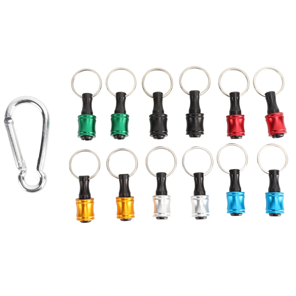 Hex Shank Keychain Screwdriver Bit Holder Quick Release Screwdriver Drill Bit Holder Set