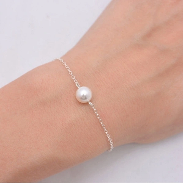 Women's Single Pearl Bracelet