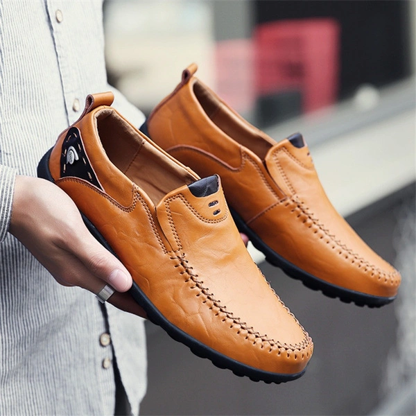 Mens Loafers Casual Loafers for Men Slip-on Leather Driving Shoes