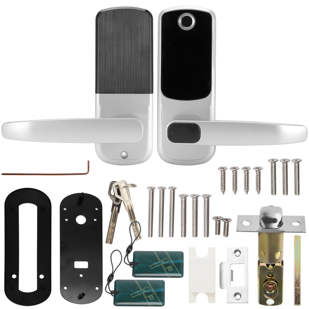 Door Lock Intelligent Password Fingerprint Entry Handle Locks Set for Bluetooth APP Control