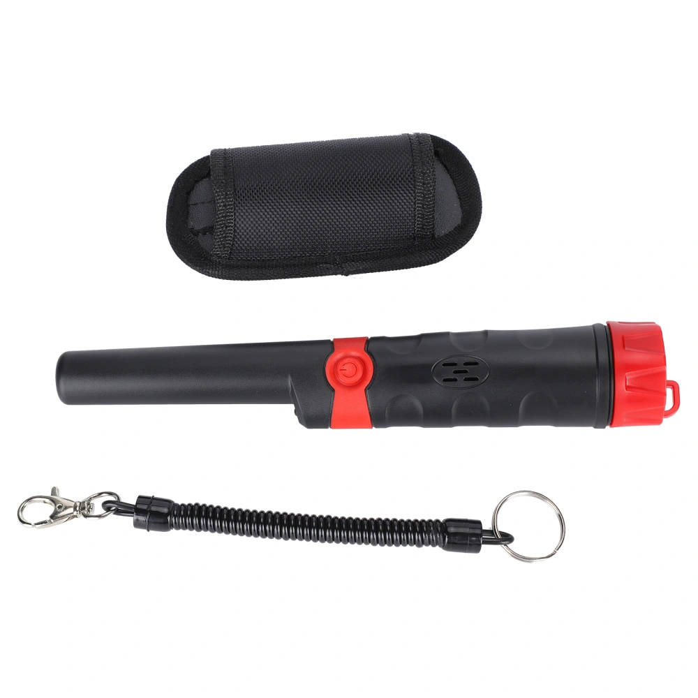 Black and Red Metal Detector Completely Waterproof High Accuracy Metal Positioning Rod