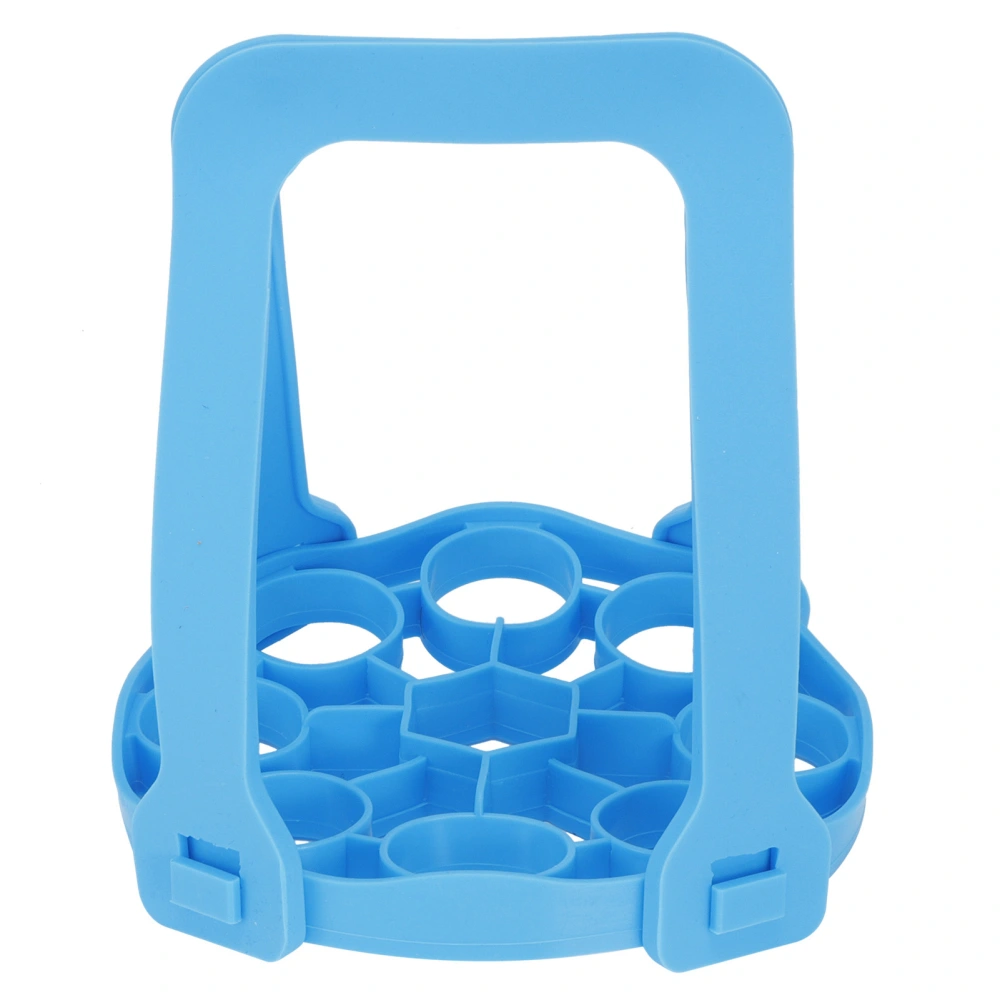 Portable Steaming Basket Multifunctional Steamed Egg Holder Shelf Rack Kitchen SuppliesBlue