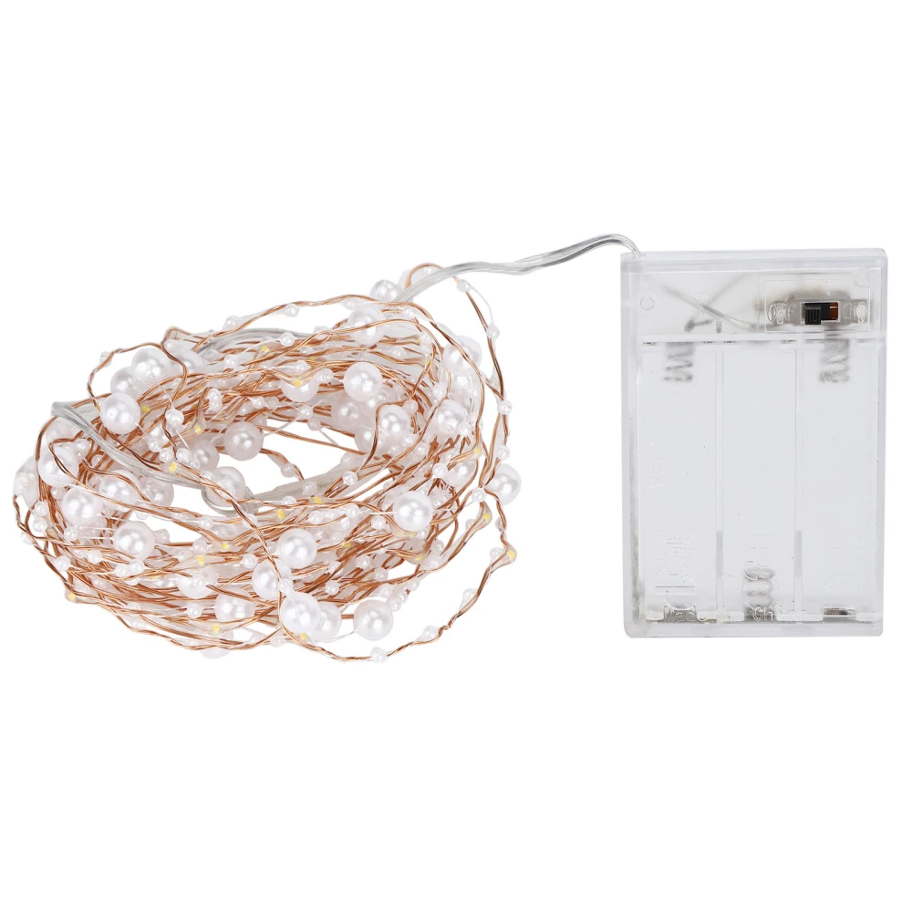 LED Artificial Pearl Glarand String Lights Decorative Light String for Wedding Decoration