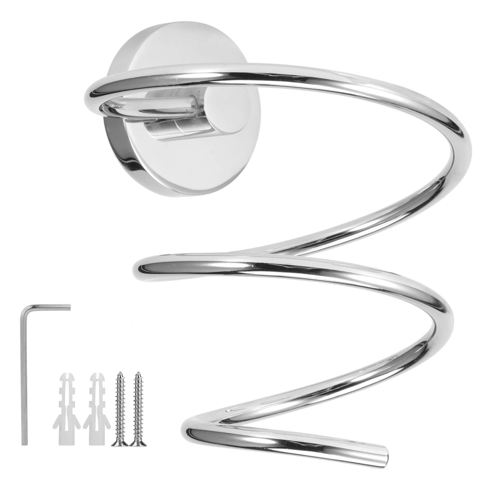 WallMounted Hair Dryer Holder Hairdressing Blower Bracket Bathroom Shelf Storage Rack Hanger Accessories