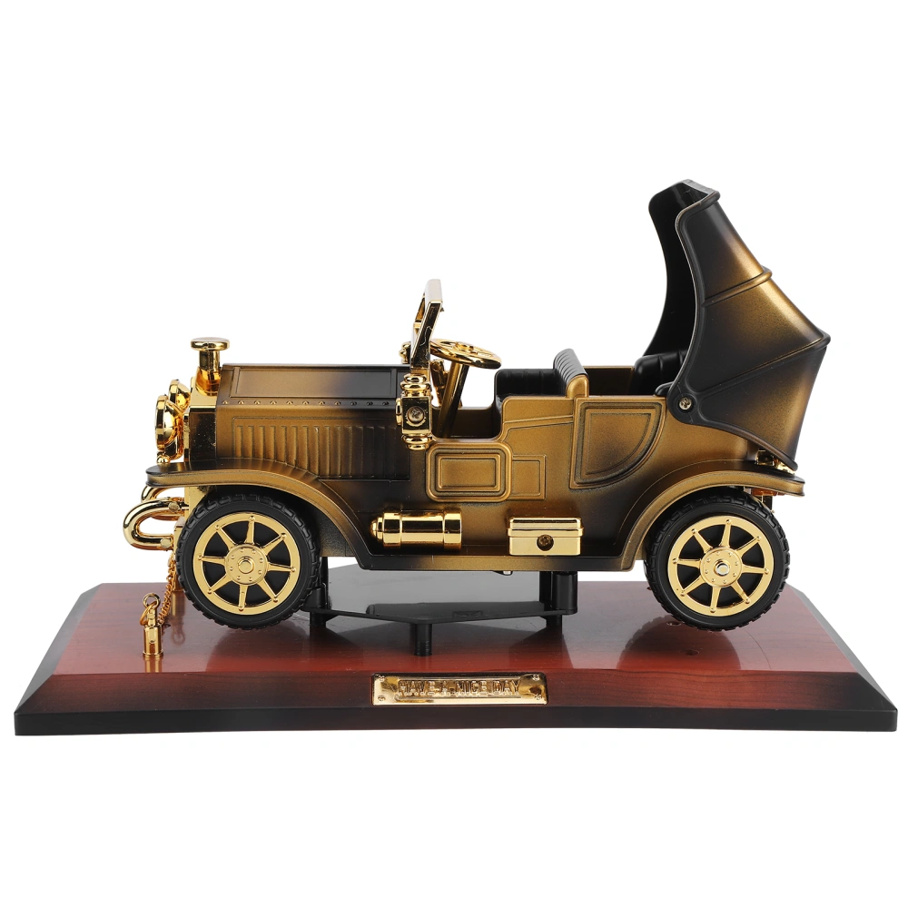 Mobile Classical Car Shape Model Music Box with Base Valentine's Day Wedding Gift Table Decoration