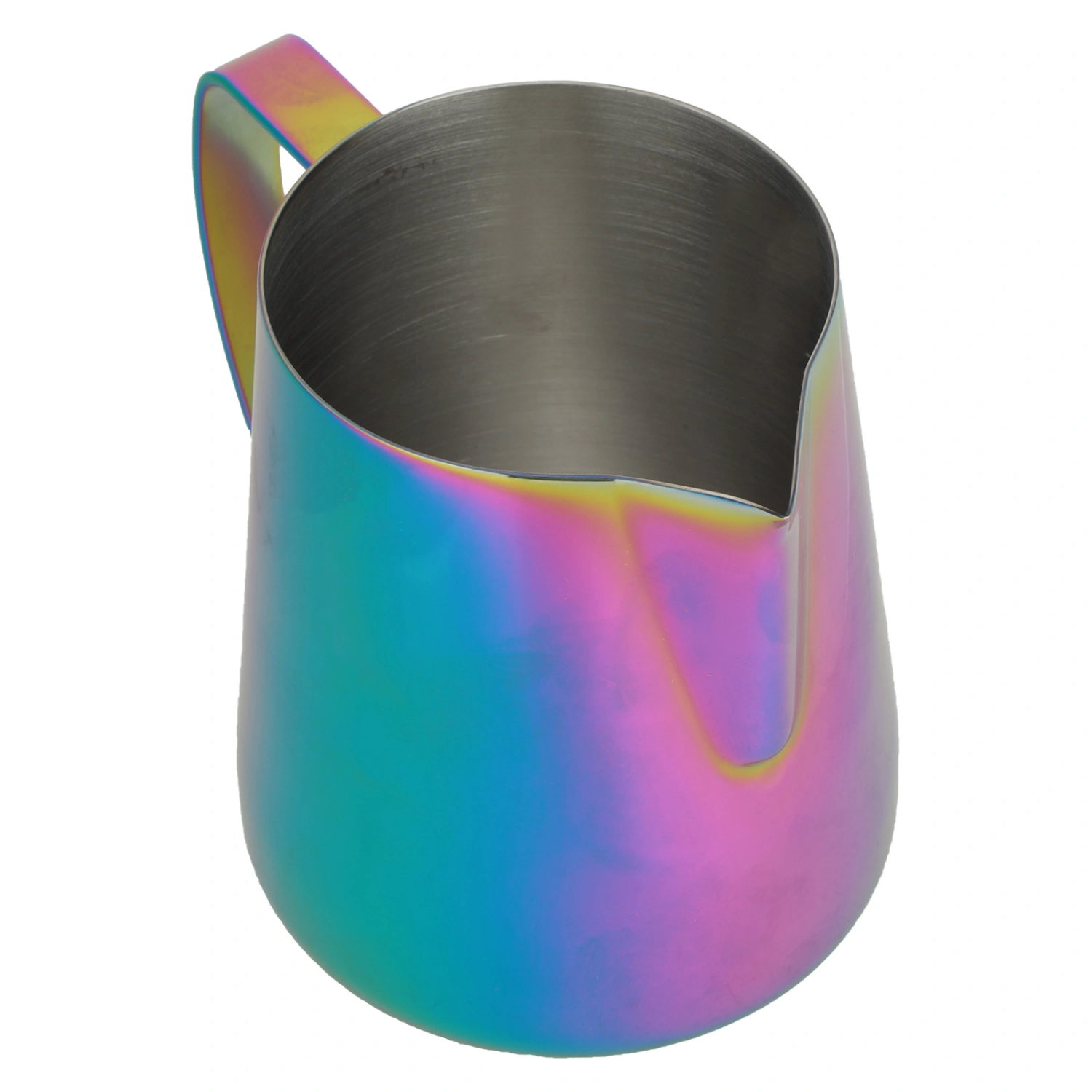 Colorful Thicken Stainless Steel Coffee Milk Frothing Cup Pitcher Jug for Home Coffee Latte Art400ml