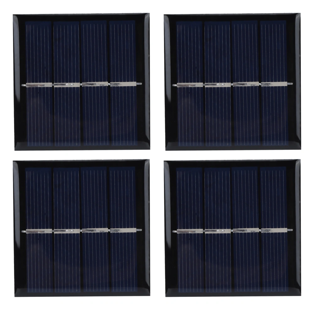 4Pcs 0.45W 2V 58x58mm Solar Panel PET Solar Charger Panel Charging Accessories Solar Power Supplies