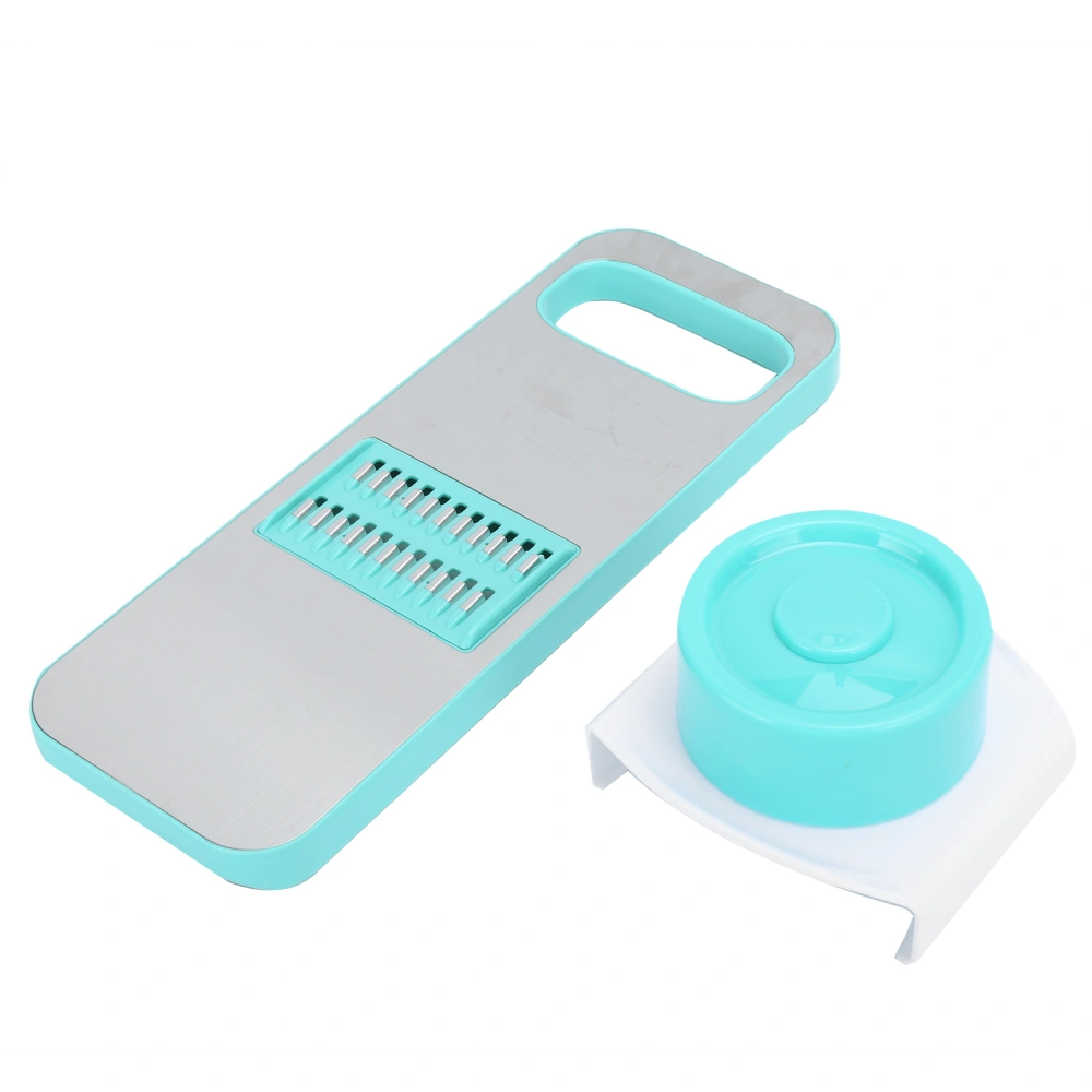 Multifunction Manual Vegetable Potato Grater Food Shredder with Hand Protector Kitchen UtensilsBlue 3 Blades