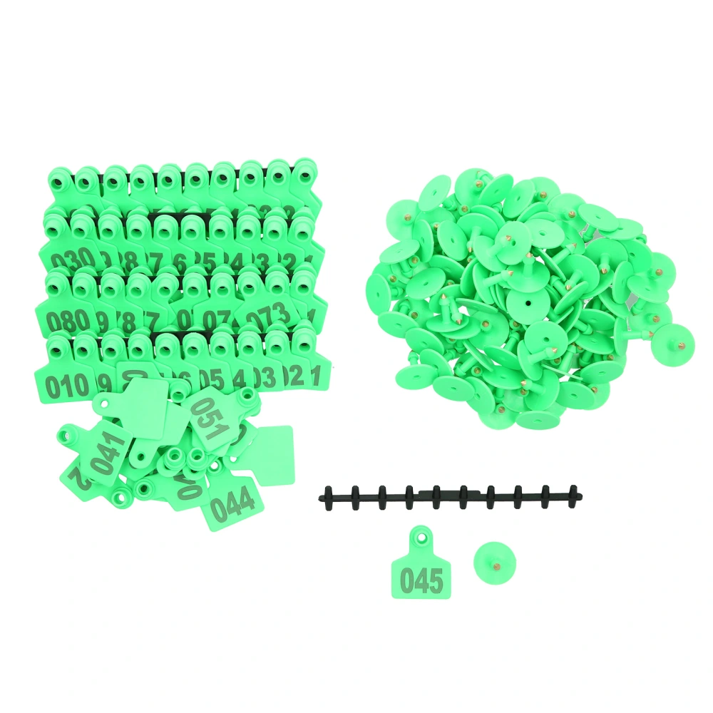 Pig Ear Tag Signs Marking Labels with Numbers for Farm Animal Identification