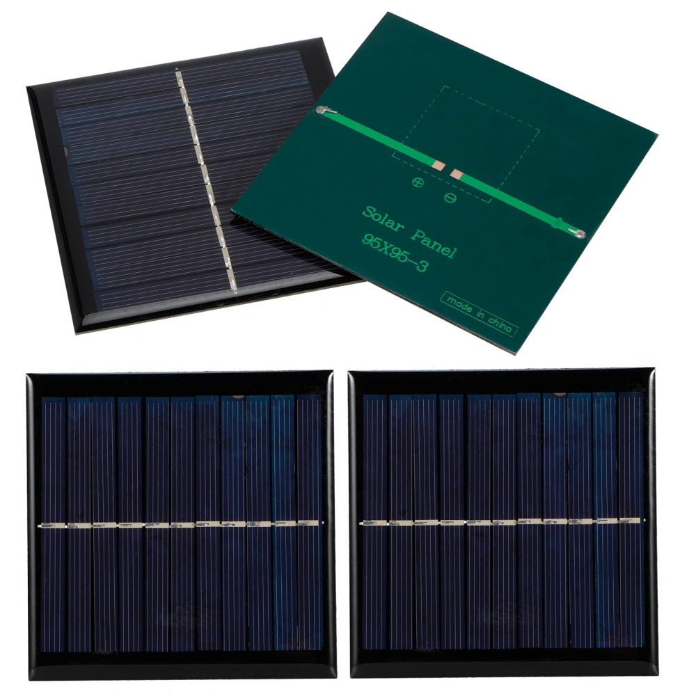 4pcs 1W 5.5V Micro Solar Panels High Conversion Rate Solar Cell Module 95 x 95mm