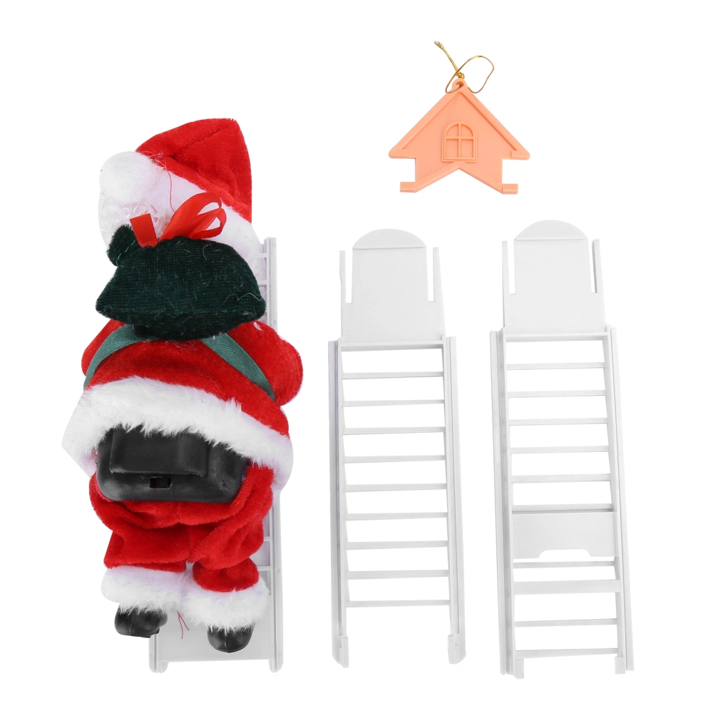 Christmas Decoration Supplies Electric Climbing Ladder Santa Claus Christmas Tree Ornament ToysHouse