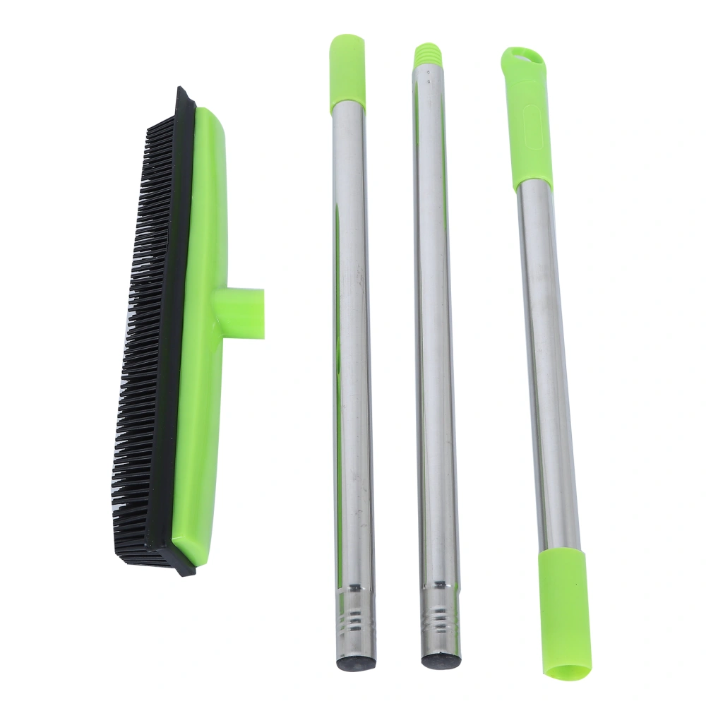 Multifunction Telescopic Floor Carpet Broom Pet Hair Dust Removal Cleaner Sweeper Cleaning ToolsGreen