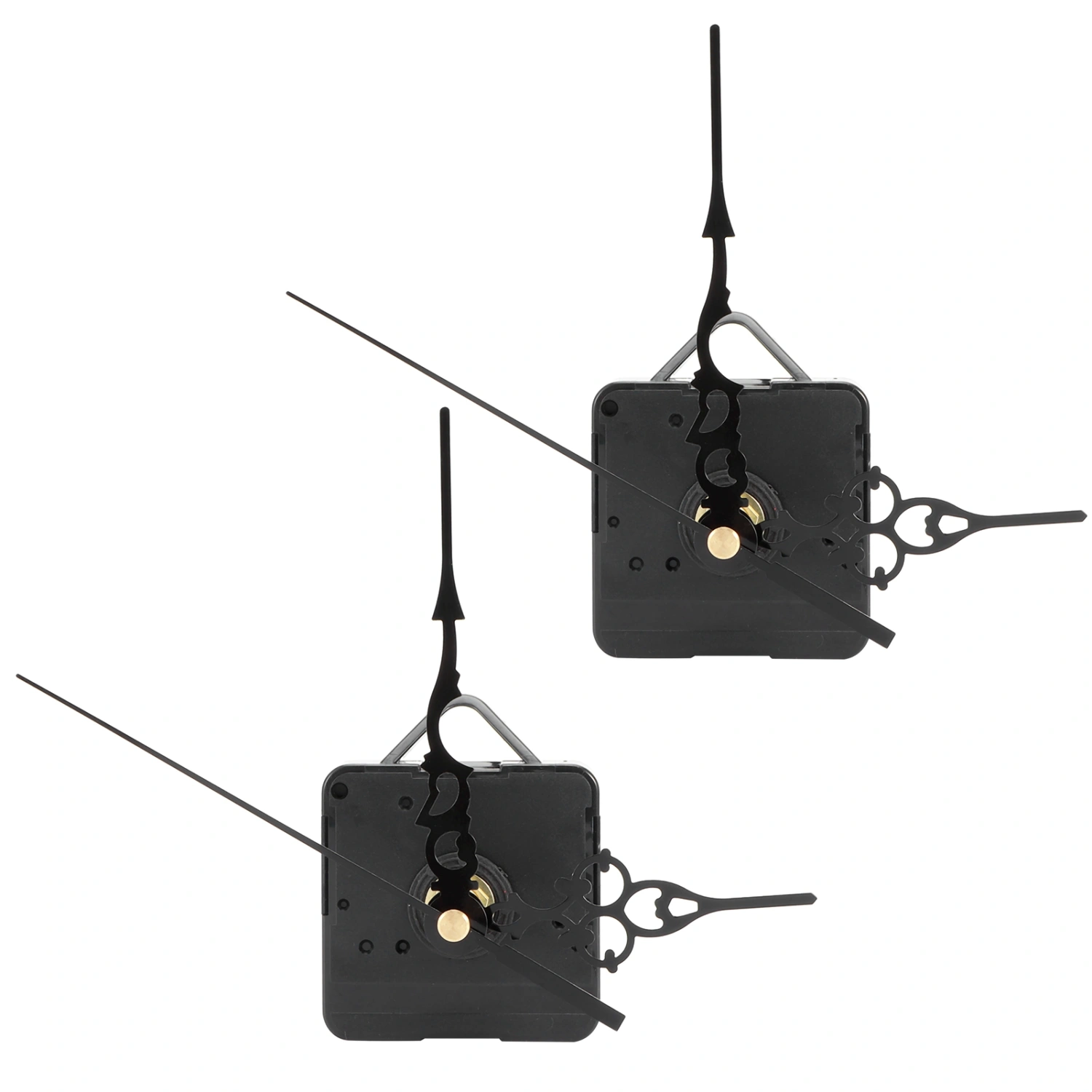 2Set Long Shaft Quartz Clock Movement Pointers Kit Mechanism Fittings for 20‑22mm Dial Thickness