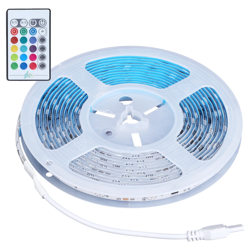 5050 RGB LED Chip Color Changing Light Strips with Remote Control Bar KTV Decoration UK 100-240V