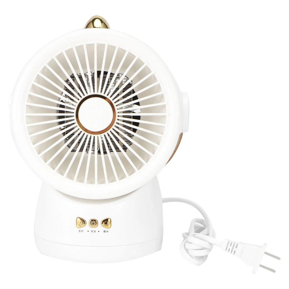 800W Portable Desktop Heater Multi‑Angle Shake Head Quick Heating Warmer for Home Office CN 220V