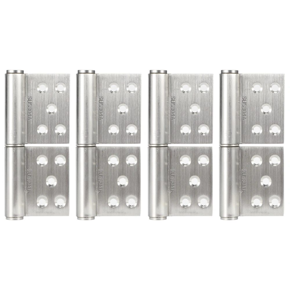 2 Set Stainless Steel Flag Hinge Detachable Door Hinge Household Furniture Hardware Accessories201