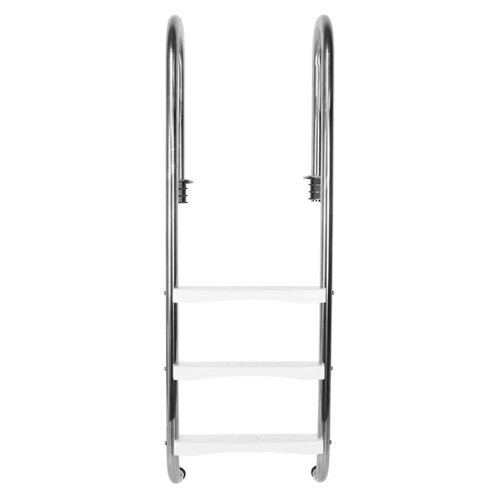 Pool 3Step Ladder Safety NonSlip Stair Pedal Stainless Steel Steps Swimming Bath Equipment