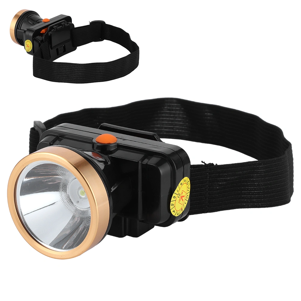 LED 3 Lighting Modes Spotlights USB Charging IPX4 Flashlight HeadMounted for Adventure Camping Fishing Mining
