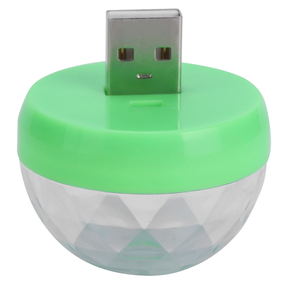 USB Party Lights Mini Ball Sound Control Colorful DJ Light for Brithday Wedding Club Decorations