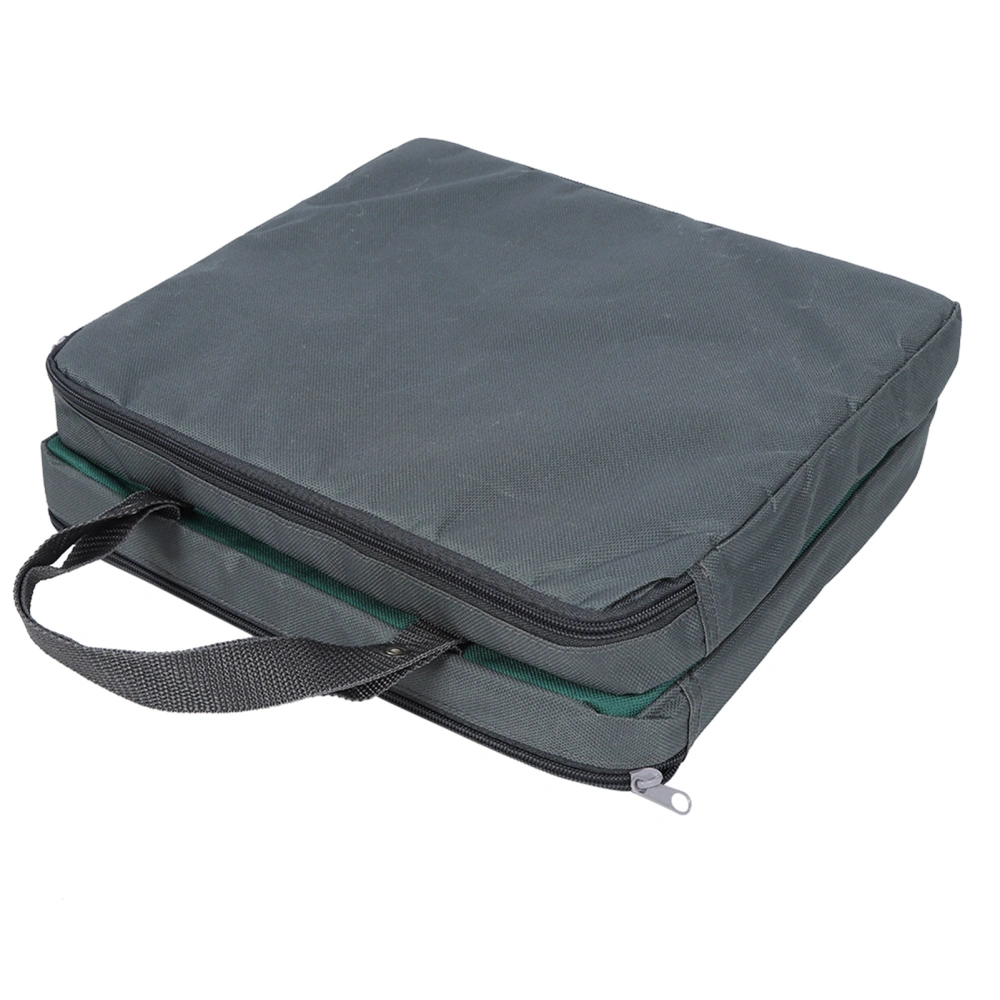 Memory Foam Garden Kneeling Cushion Pad Gardening Kneeler Knee Mat (Gray Green Splicing)