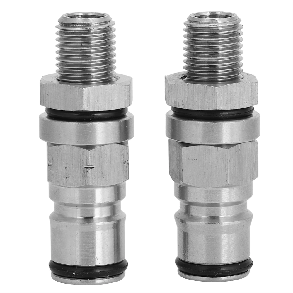 304 Stainless Steel Beer Keg Ball Lock Adapter Post Pressure Relief Valve Home&#8209;Brew Accessory(Gas Liquid )