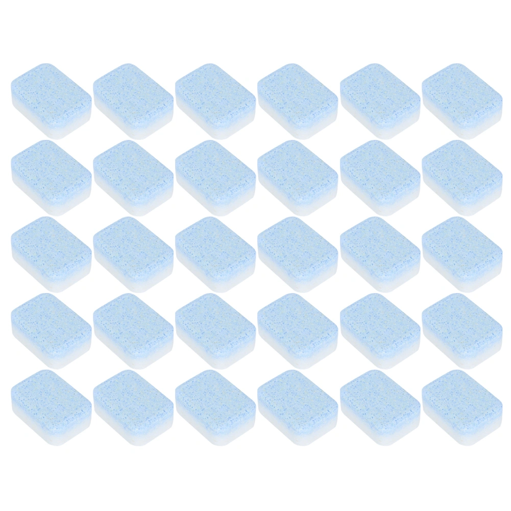 30pcs Dishwasher Cleaner Cleaning Tablets Strong Oil Stain Removal Detergent Kitchen Accessories