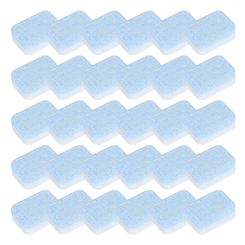 30pcs Dishwasher Cleaner Cleaning Tablets Strong Oil Stain Removal Detergent Kitchen Accessories
