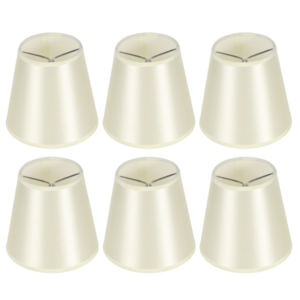 6Pcs Modern Lampshade Wall Lamps Cover Shade Accessory for Bedroom Hall Study Room Decoration