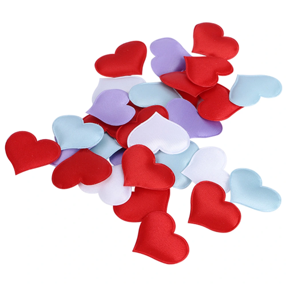 DIY Hand&#8209;Made Heart&#8209;Shaped Wedding Valentines Decoration Anniversary Party Supplies(3.2cm MultiColor 500Pcs Bag )