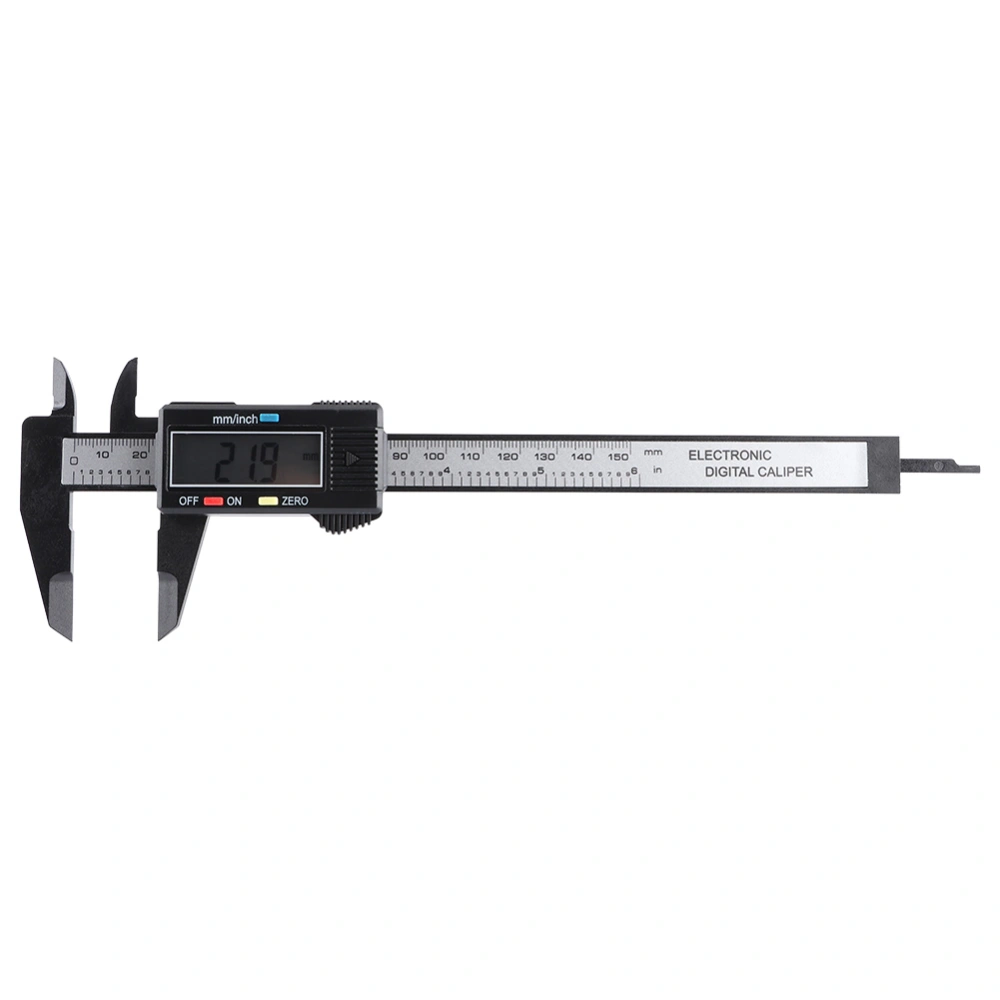 150mm Black Electronic LCD Display Vernier Caliper Ruler Gauge Scribing Measuring Tools