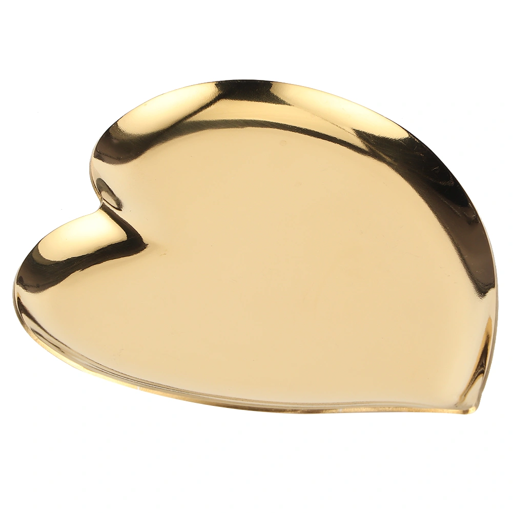 Nordic Style Heart Shaped Rings Necklace Jewelry Display Tray Serving Plate Home Decoration