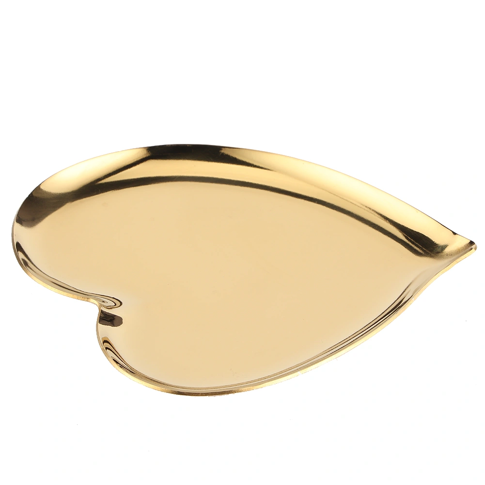 Nordic Style Heart Shaped Rings Necklace Jewelry Display Tray Serving Plate Home Decoration