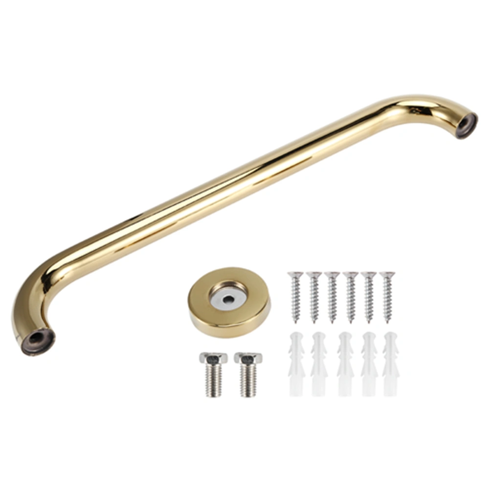 Stainless Steel Gold Plating Bathtub Handrail Safety Hand Bar Bathroom Accessory 40cm