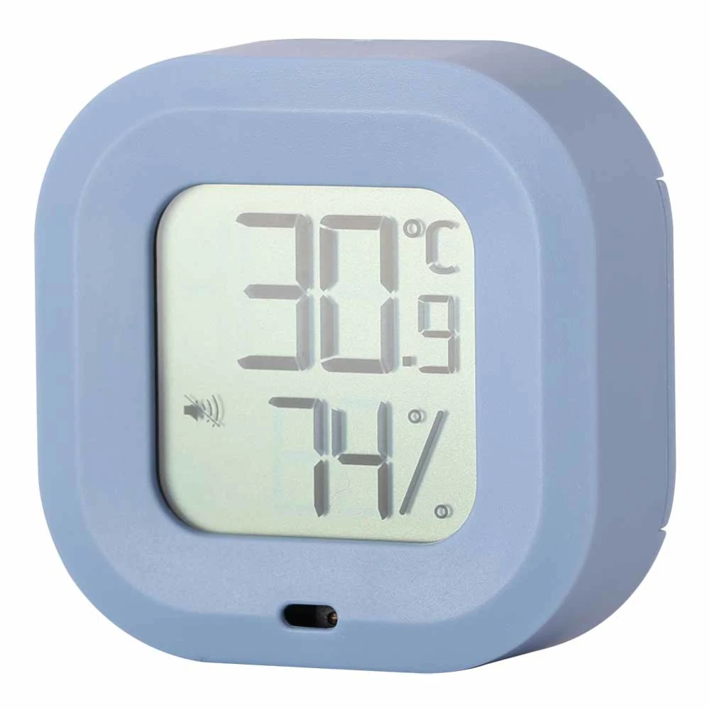 Smart Thermometer Hygrometer for Bluetooth Indoor Temperature Humidity Monitor for Home Garage GreenhouseBlue