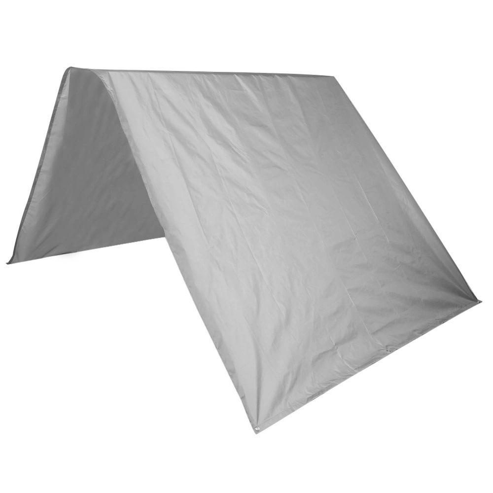 190T Polyester Taffeta Sunshade Awning Canopy for Outdoor Garden Courtyard Patio 132x226cmGray