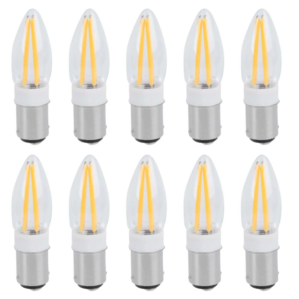 10Pcs B15 3W AC230V High Brightness Long Filament Bi‑Pin LED Light Bulb for Home Lighting