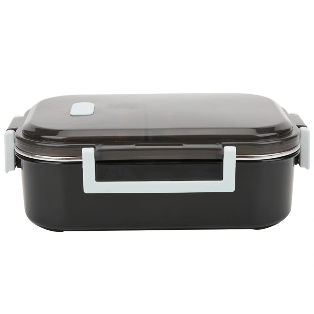 304 Stainless Steel Portable Lunch Box Food Container for Outdoor Camping Picnic 700mlBlack