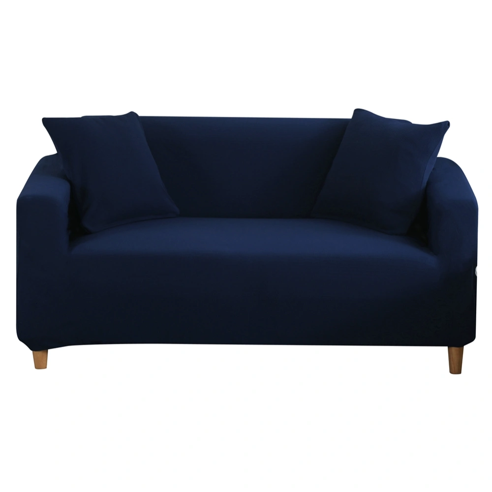 Waterproof Dark Blue Sofa Cover Machine Washable Anti‑Fouling All‑Inclusive Thicken SlipcoverDouble 145‑185cm