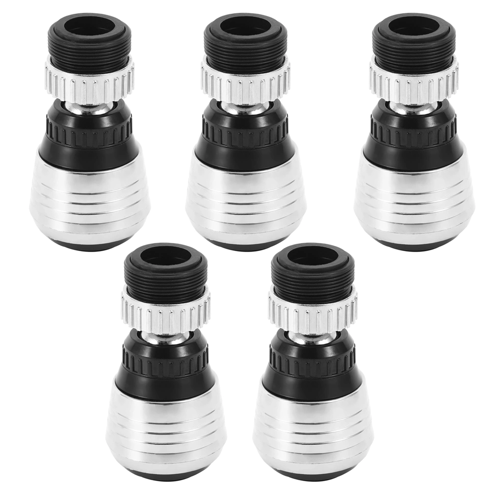 5Pcs 360 Degrees Rotating Faucet Nozzle Filter Bubbler 0.3 Aeration Sprinkler for Kitchen