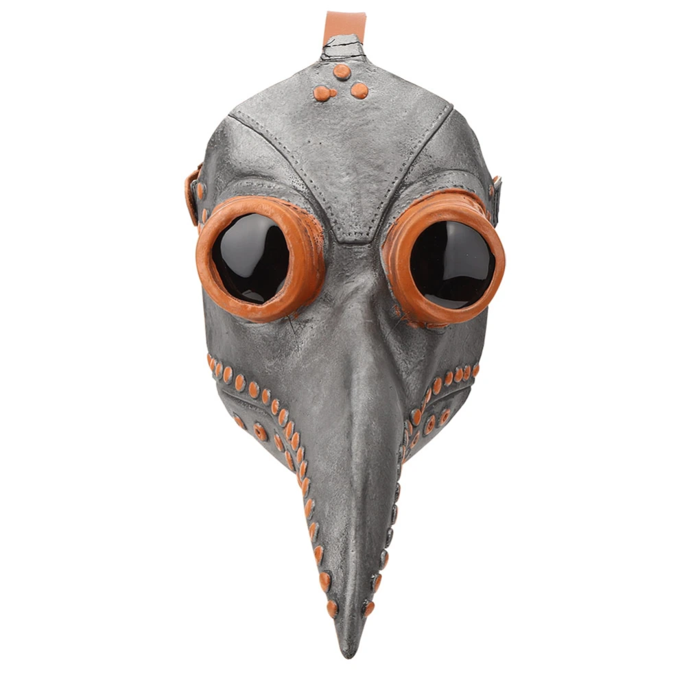 Halloween Cosplay Beak Masks Props Bird Mouth Party Costume Face Cover Decoration Toy(BlackCopper Color )