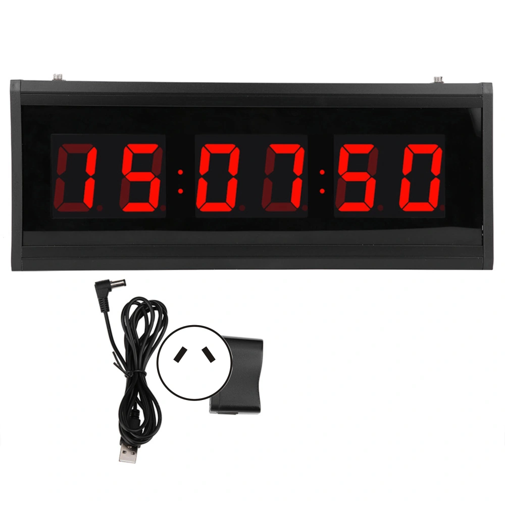 Household Modern LED Digital Electric Clock with Perpetual Calendar Decoration 100-240V Prise AU