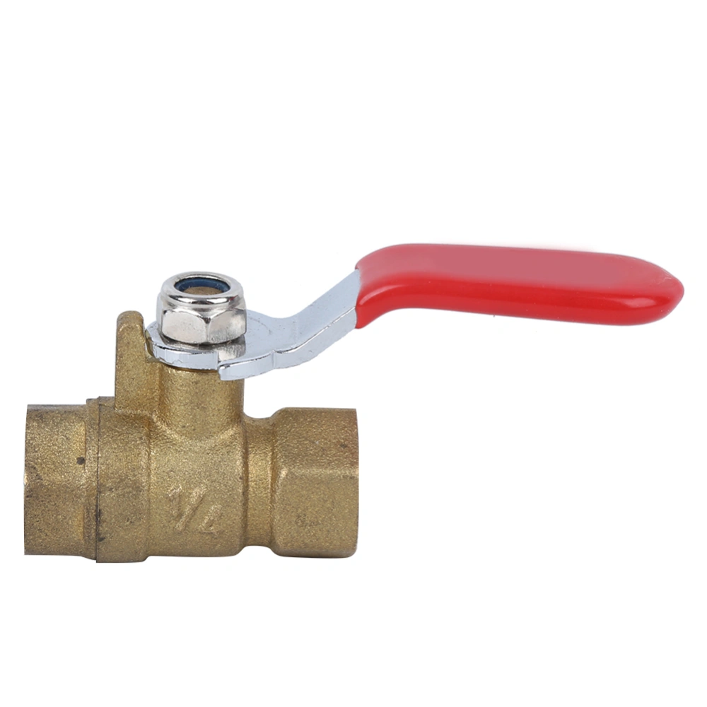 G1/4 Internal Thread Brass Ball Valve Water Heating Control Handle Switch Accessories