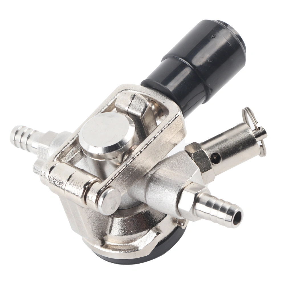 D Type Stainless Steel Beer Keg Coupler Keg Dispenser Equipment with Pressure Reducing Valve